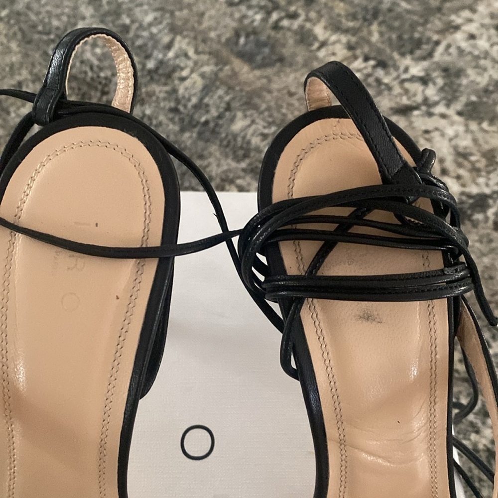 IRO Capucin zebra-print calf hair and leather sandals - Picture 7 of 8
